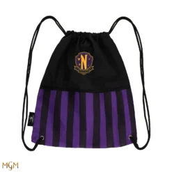 Nevermore Academy Drawstring Bag 10 Nevermore Academy Drawstring Bag -Cinereplicas Shop WEDNESDAY Drawstring bag Nevermore Academy Purple Product 1 4895205613225