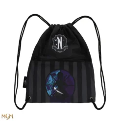 Wednesday With Cello Drawstring Bag -Cinereplicas Shop WEDNESDAY Drawstring bag Wednesday with Cello Product 2 4895205613232
