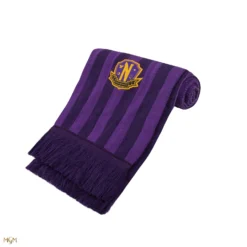 Cinereplicas Nevermore Academy Purple Scarf -Cinereplicas Shop Wednesday Scarf NevermoreAcademy Purple Product 1 4895205615229 scaled