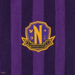 Cinereplicas Nevermore Academy Purple Scarf -Cinereplicas Shop Wednesday Scarf NevermoreAcademy Purple Product 4 4895205615229 scaled