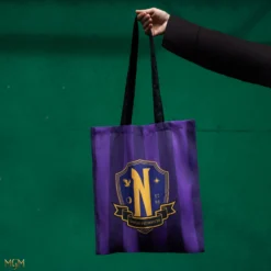 Nevermore Academy Tote Bag -Cinereplicas Shop Wednesday ToteBag NevermoreAcademy Lifestyle 2 4895205616011