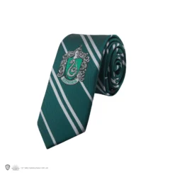 Kids Slytherin Woven Crest Tie -Cinereplicas Shop Woven Necktie Kids Slytherin HarryPotter Product 3 4895205603271edit scaled