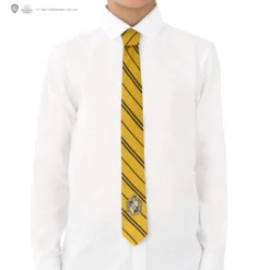 Cinereplicas Kids Hufflepuff Full Uniform -Cinereplicas Shop Woven Necktie kids Hufflepuff HarryPotter Product 2 48952056033295edit f00a1fc5 aca2 4754 aecf 84ef2060ee0e scaled