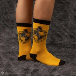 Set Of 3 Hufflepuff Socks